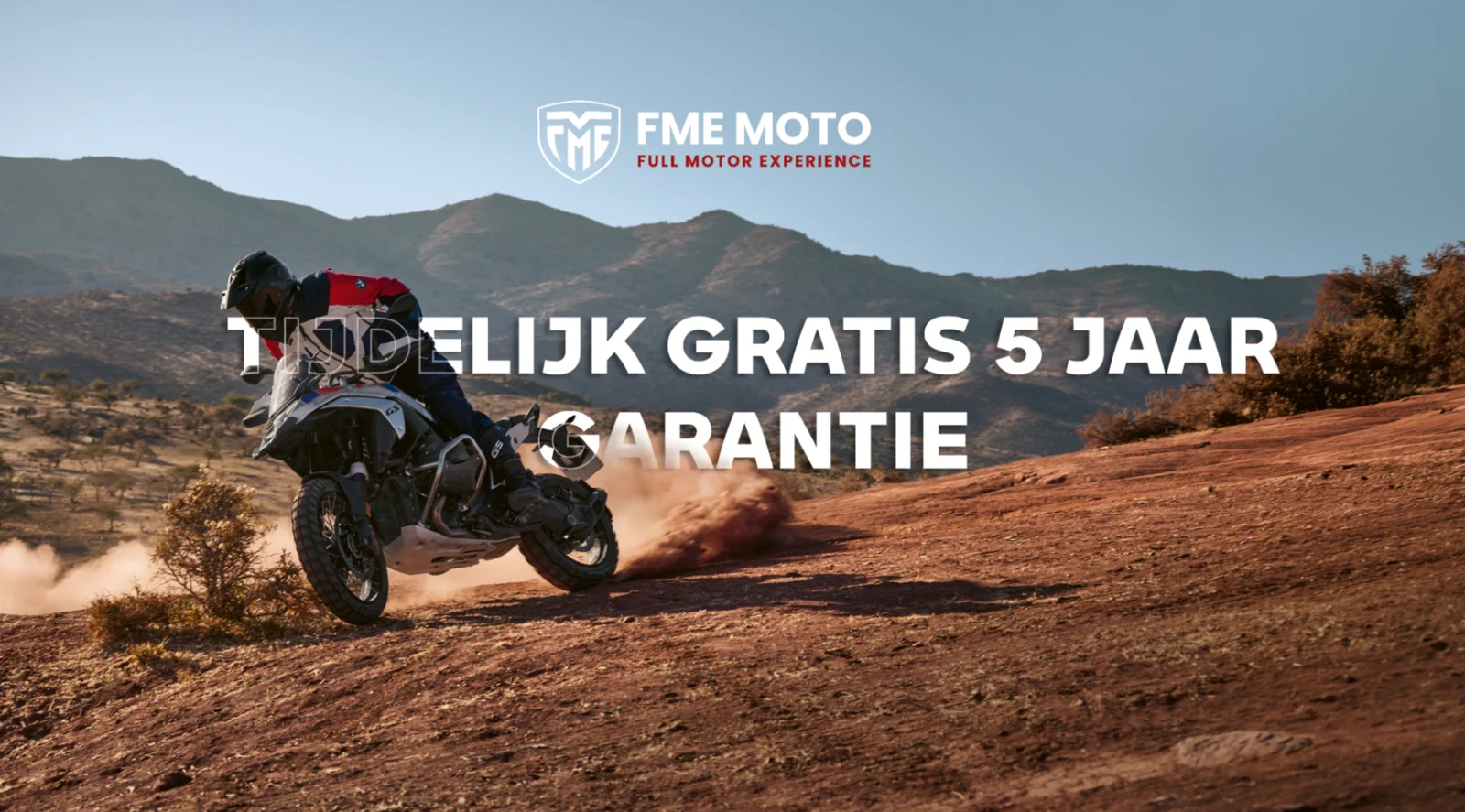 Alleen bij FME Moto: tijdelijk gratis 5 jaar garantie op een nieuwe BMW!