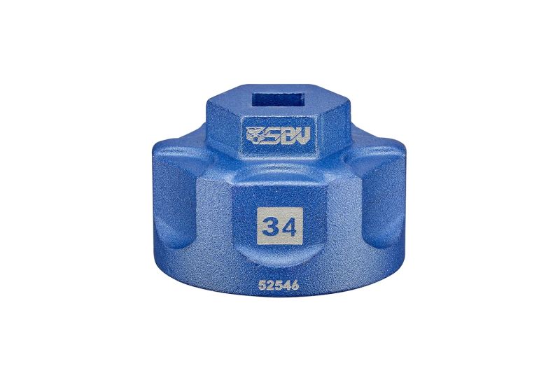 3/8" Aluminium Socket 34 mm 6-point SBV