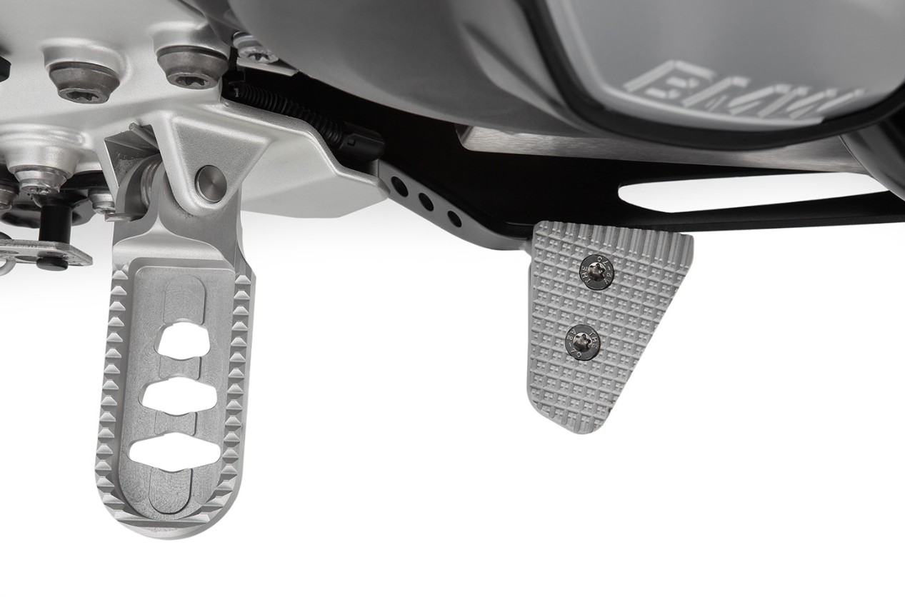Wunderlich F 750/850 Rempedaal vergroting zilver foto 3