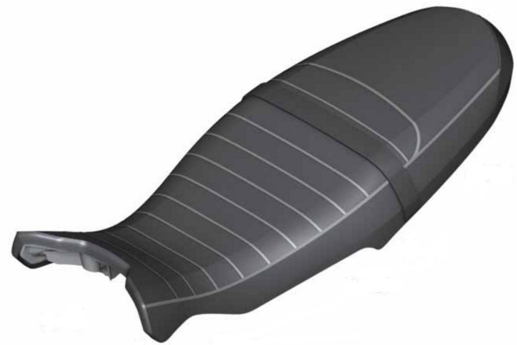 BMW Buddyseat laag Urban Espresso Zwart